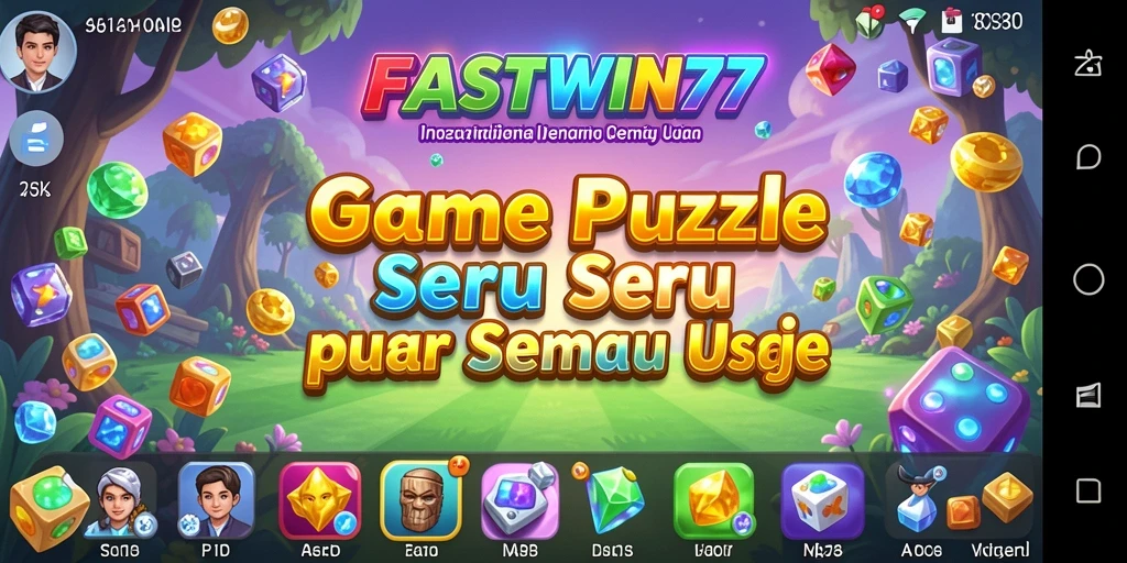 Screenshot utama FASTWIN77 menampilkan gameplay Puzzle yang seru dan menantang.