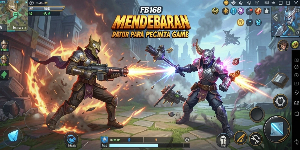 Tampilan gameplay FB168 yang mendebarkan dan penuh aksi.