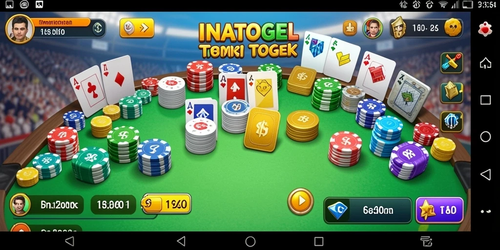 Screenshot gameplay INATOGEL dengan desain menarik dan fitur interaktif.