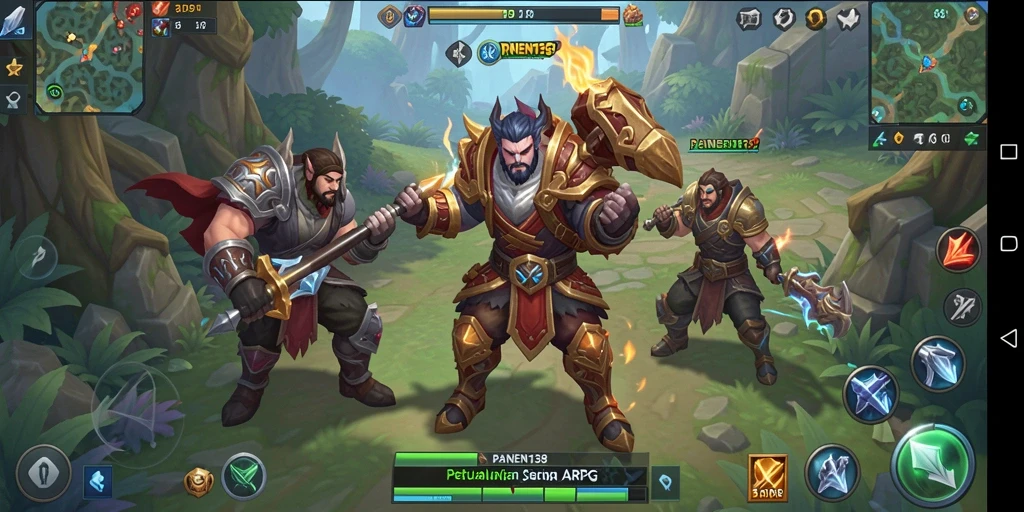 Screenshot menunjukkan aksi seru dalam gameplay ARPG.