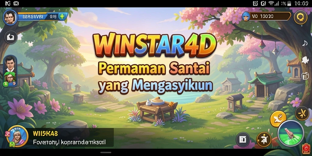 Screenshot gameplay <strong>WINSTAR4D</strong> menampilkan tantangan yang menghibur dan grafis yang menarik.