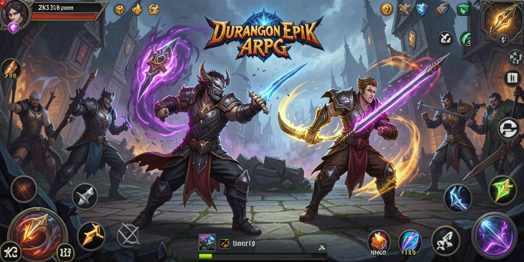Tampilan menakjubkan dari gameplay ARPG ZK3.