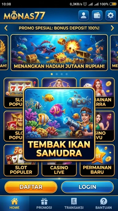 Fitur unggulan aplikasi monas77 untuk pengguna Android.